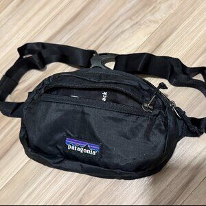 Patagonia Black Nylon Lightweight Travel Mini Hip Pack